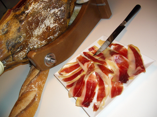 Pétales de jambon pata negra Bellota