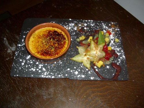 Crème brulée à l'agrume